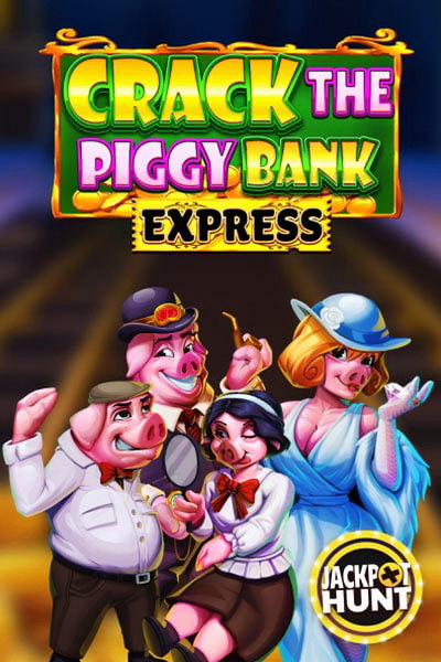 Rožnato zlato na sliki Crack The Piggy Bank Express